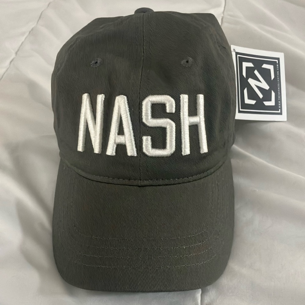 Unisex dark grey Nash Hat